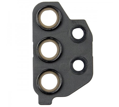 Стекло камеры для Samsung A326 Galaxy A32 5G, черное, с рамкой