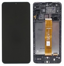 Дисплей для Samsung A125F Galaxy A12, чорний, з рамкою, Original (PRC), A125F_REV0.1 FPC6509-1