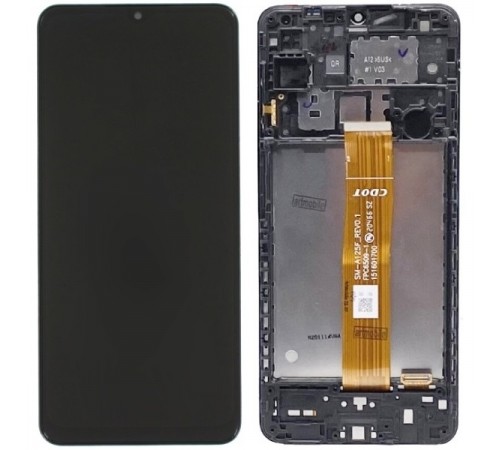 Дисплей для Samsung A125F Galaxy A12, чорний, з рамкою, Original (PRC), A125F_REV0.1 FPC6509-1 Дисплей для Samsung A125F Galaxy A12, чорний, з рамкою, Original (PRC), A125F_REV0.1 FPC6509-1