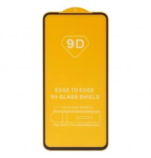 Захисне скло для Xiaomi Redmi Note 9 5G, Redmi Note 9T, сумісне з чохлом, Full Glue, (без упаковки), чорний