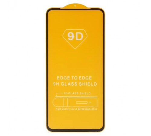 Захисне скло для Xiaomi Redmi Note 9 5G, Redmi Note 9T, сумісне з чохлом, Full Glue, (без упаковки), чорний