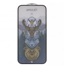 Защитное стекло iNobi Amulet для Apple iPhone 14 Pro Max, Full Glue, Anti-Static, (без упаковки), черный