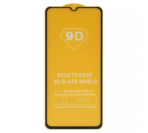 Защитное стекло для Nokia C22, C32, совместимо с чехлом, Full Glue, (без упаковки), черный