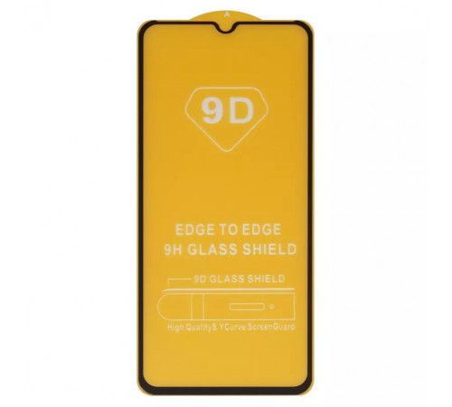 Защитное стекло для Nokia C22, C32, совместимо с чехлом, Full Glue, (без упаковки), черный