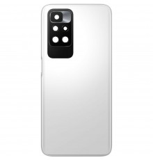 Задняя панель корпуса для Xiaomi Redmi 10 (2021), Redmi 10 (2022), белая (Pebble White) + стекло камеры