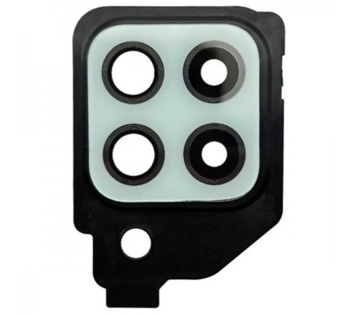 Стекло камеры для Samsung A225 Galaxy A22, зеленое, с рамкой