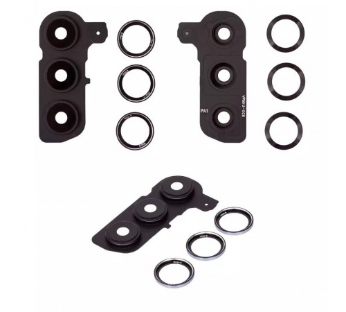 Стекло камеры для Samsung S931 Galaxy S25, серебристое, с рамкой, silver shadow