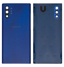 Задняя панель корпуса для Samsung N975F Galaxy Note 10 Plus, синяя (Aura Blue) + стекло камеры