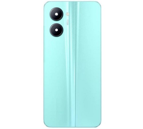 Задня панель корпуса для Realme C33 (2023), голуба (Aqua Blue) + скло камери
