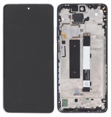 Дисплей для Xiaomi Redmi Note 9 Pro 5G, сірий (Pearl Gray), з рамкою, Оригінал, M2007J17C