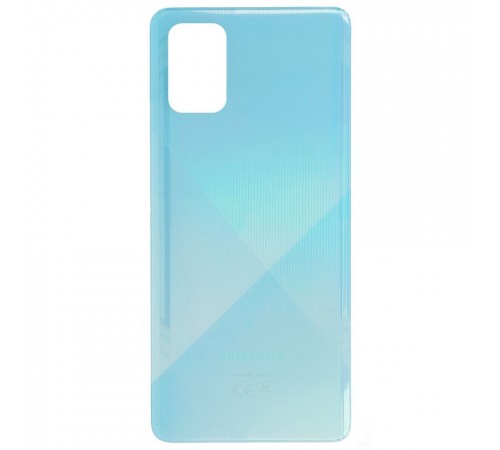 Задняя панель корпуса для Samsung A715F/DS Galaxy A71, голубая (Prism Crush Blue) Задняя панель корпуса для Samsung A715F/DS Galaxy A71, голубая (Prism Crush Blue)