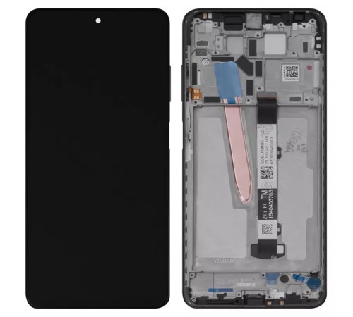 Дисплей для Xiaomi Poco X3 NFC, Poco X3 Pro, чорний, з рамкою, Copy Дисплей для Xiaomi Poco X3 NFC, Poco X3 Pro, чорний, з рамкою, Copy
