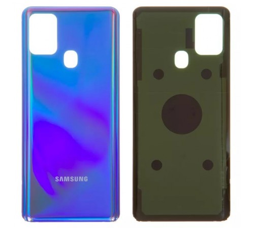 Задняя панель корпуса для Samsung A217 Galaxy A21s, синяя