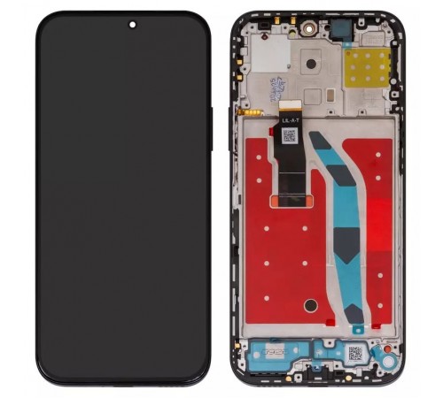 Дисплей для Huawei Honor 200 Lite, чорний, з рамкою, Original (PRC), LLY-NX1