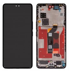 Дисплей для Huawei Honor 200 Pro, черный, с рамкой, Original (PRC), ELP-AN00, ELP-NX9