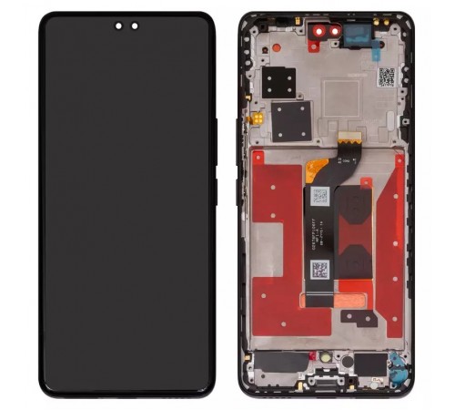 Дисплей для Huawei Honor 200 Pro, чорний, з рамкою, Original (PRC), ELP-AN00, ELP-NX9