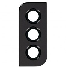 Стекло камеры для Samsung G991 Galaxy S21 5G, серое (Phantom Gray), с рамкой