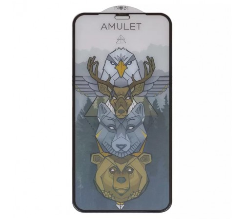 Защитное стекло iNobi Amulet для Apple iPhone 11, iPhone XR, Full Glue, Anti-Static, (без упаковки), черный