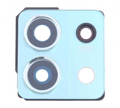 Скло камери для Xiaomi Redmi Note 13 5G, синє, з рамкою