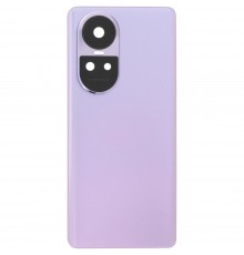 Задняя панель корпуса для Oppo Reno 10 Pro, фиолетовая (Glossy Purple), Copy + стекло камеры
