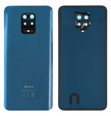 Задняя панель корпуса для Xiaomi Redmi Note 9 Pro, Redmi Note 9 Pro Max, серая (Interstellar Gray) + стекло камеры, 64 Мп
