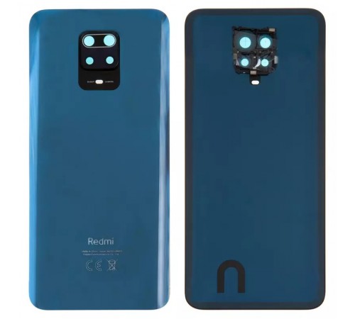Задняя панель корпуса для Xiaomi Redmi Note 9 Pro, Redmi Note 9 Pro Max, серая (Interstellar Gray) + стекло камеры, 64 Мп Задняя панель корпуса для Xiaomi Redmi Note 9 Pro, Redmi Note 9 Pro Max, серая (Interstellar Gray) + стекло камеры, 64 Мп