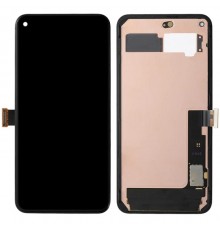 Дисплей для Google Pixel 5, черный, с рамкой, Original (PRC) (переклеено стекло)