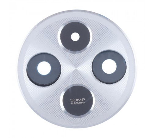 Скло камери для Xiaomi Redmi 14C, синє, з рамкою