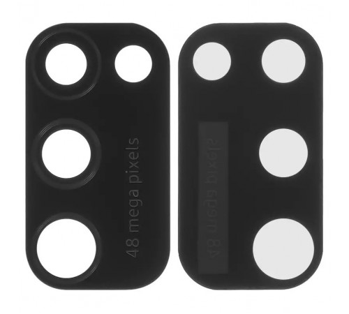 Стекло камеры для Samsung M215 Galaxy M21, черное, без рамки