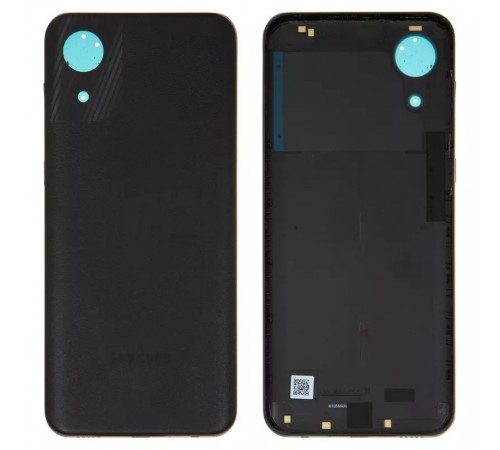 Задняя панель корпуса для Samsung A032 Galaxy A03 Core, черная