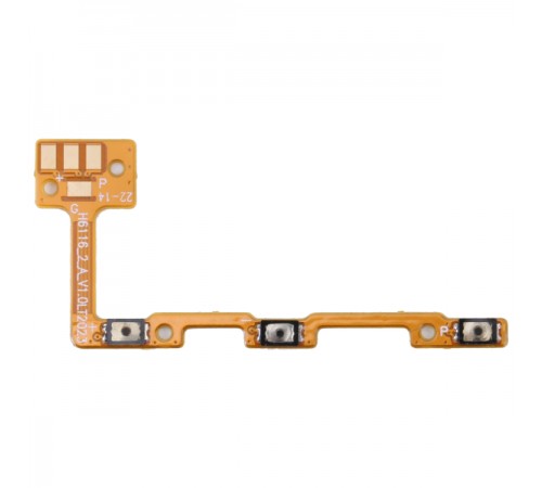 Шлейф для Infinix Hot 10 Play (X688C), кнопки вмикання, кнопок гучності звуку