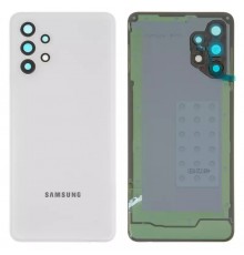 Задня панель корпусу для Samsung A325 Galaxy A32, біла (Awesome White) + скло камери