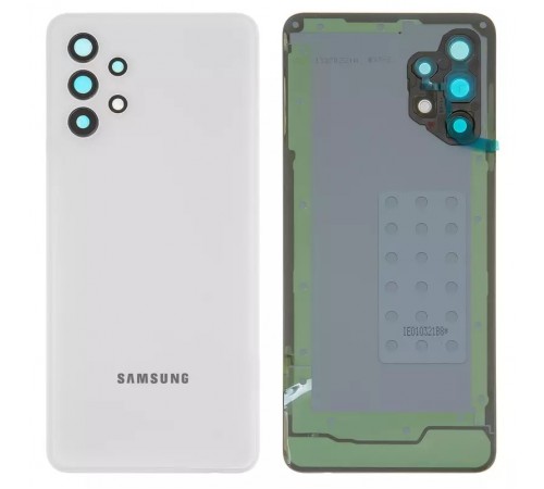 Задня панель корпусу для Samsung A325 Galaxy A32, біла (Awesome White) + скло камери