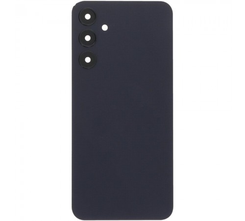 Задняя панель корпуса для Samsung A256 Galaxy A25, черная (Brave Black) + стекло камеры