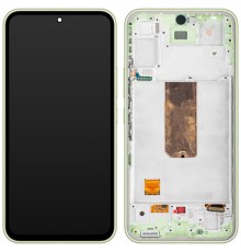 Дисплей для Samsung A546 Galaxy A54 5G, зеленый, с рамкой, High Copy original LCD size, (OLED)