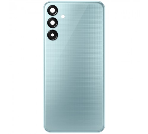 Задняя панель корпуса для Samsung M156 Galaxy M15, голубая (Light Blue) + стекло камеры Задняя панель корпуса для Samsung M156 Galaxy M15, голубая (Light Blue) + стекло камеры