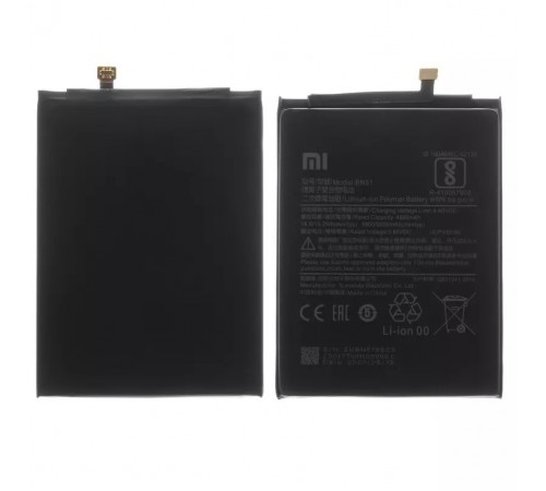 Аккумулятор BN51 для Xiaomi Redmi 8, Redmi 8A, Li-Polymer, 3,85 B, 5000 мАч, Original (PRC)