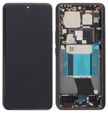 Дисплей для Xiaomi 14 Ultra, черный, с рамкой, Original (PRC), 24031PN0DC, 24030PN60G