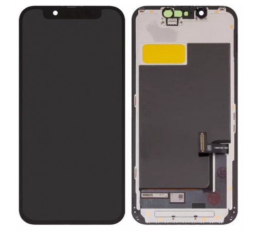 Дисплей для iPhone 13 mini, черный, с рамкой, High Copy (OLED) DD-OLED