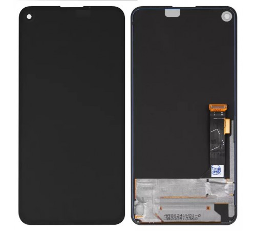 Дисплей для Google Pixel 4a 5G, чорний, без рамки, Original (PRC)
