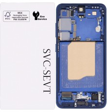 Дисплей для Samsung S931 Galaxy S25, синій (Navy), з рамкою, Original, сервісна упаковка, #GH82-36329D