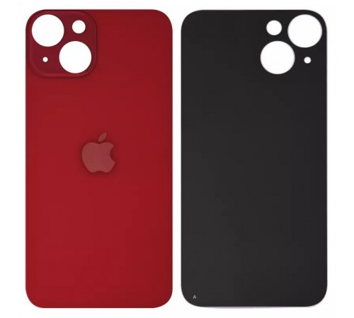 Задня панель корпусу для iPhone 14, червона, потрібно зняти скло камери, small hole