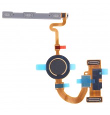 Шлейф для Google Pixel 5, кнопки включения, кнопок громкости звука, сканера отпечатка пальца (Touch ID), черный, Original (PRC)