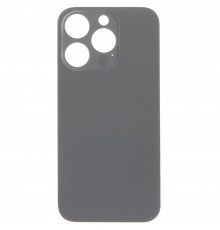 Задняя панель корпуса для iPhone 14 Pro, черная, не нужно снимать стекло камеры, Original (PRC), big hole