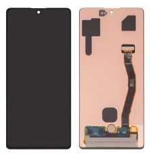 Дисплей для Samsung G770 Galaxy S10 Lite, черный, без рамки, High Copy (OLED)