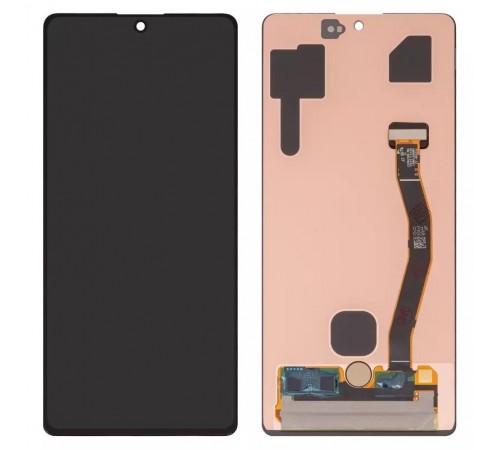 Дисплей для Samsung G770 Galaxy S10 Lite, чорний, без рамки, High Copy (OLED)