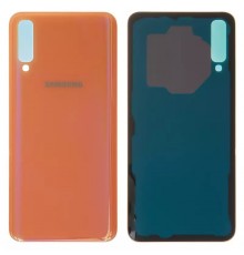 Задняя панель корпуса для Samsung A505F/DS Galaxy A50, оранжевая (Coral)