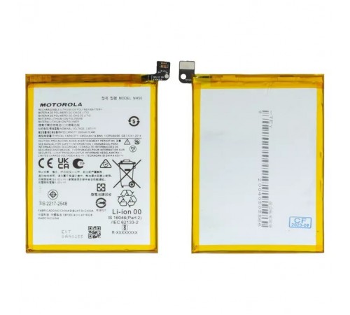 Акумулятор NH50 для Motorola Moto E13 XT2345, Moto E32, Moto E32s, Moto G13, Moto G22 XT2231, Moto G62 5G, Li-Polymer, 3,87 В, 5000 мАг, Original (PRC)