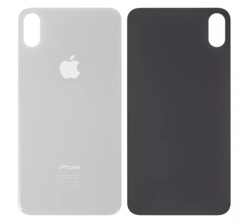 Задняя панель корпуса для iPhone XS Max, белая, не нужно снимать стекло камеры, big hole