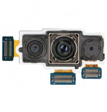 Камера для Samsung M215 Galaxy M21, основна, потрійна, Wide+Ultrawide+Depth, 48MP+8MP+5MP, Original (PRC), з розбирання